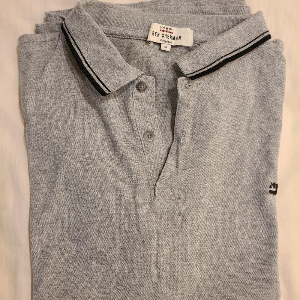 Ben Sherman gray polo